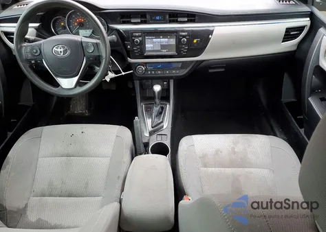 2015 Toyota Corolla L z USA, uszkodzony, nr VIN 2T1BURHE7FC256894